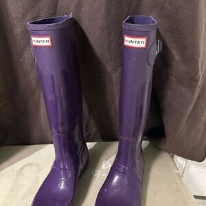 Hunter Purple Rain Boots